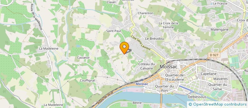 localisation de l'entreprise 339 487 936   DONZAC