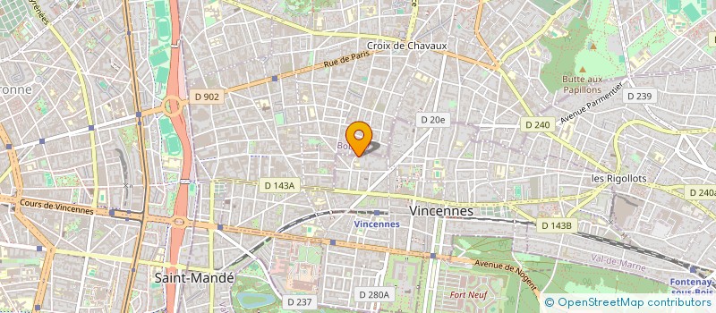 localisation de l'entreprise 339 538 142 à VINCENNES
