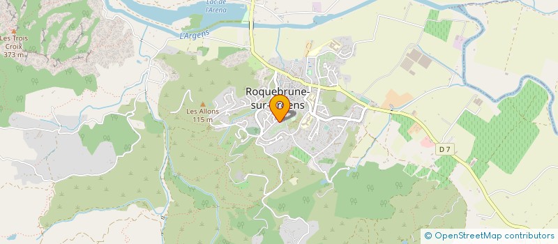 localisation de l'entreprise 339 625 246 à ROQUEBRUNE-SUR-ARGENS