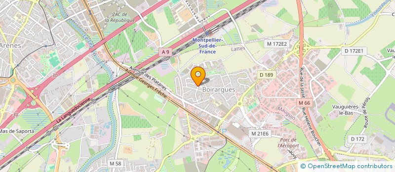 localisation de l'entreprise 339 773 368  à LATTES