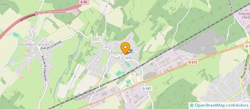 localisation de l'entreprise 339 808 644   DANNEMARIE-SUR-CRETE