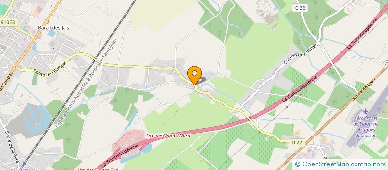 localisation de l'entreprise 33910 POSITIVE RADIO  SAINT-DENIS-DE-PILE