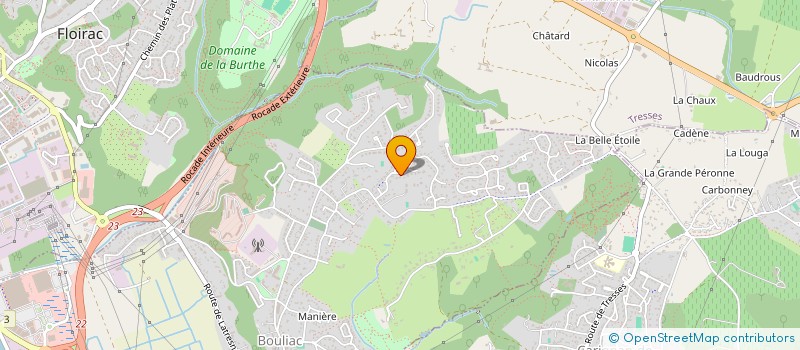 localisation de l'entreprise 33CCH  BOULIAC