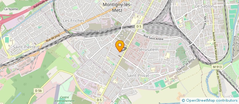 localisation de l'entreprise 33JA à MONTIGNY-LES-METZ