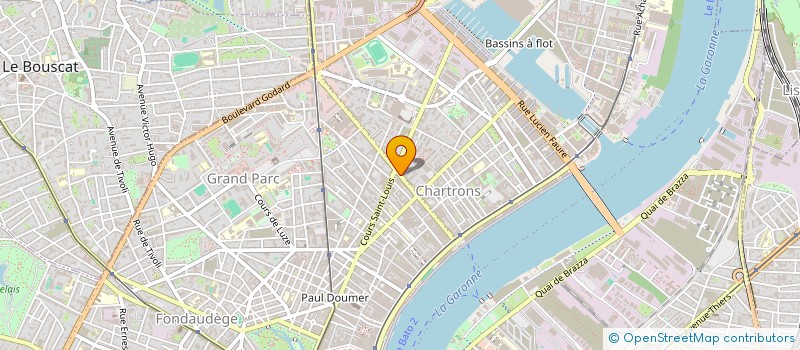 localisation de l'entreprise 33TOURS BORDEAUX & CHATEAUX  BORDEAUX