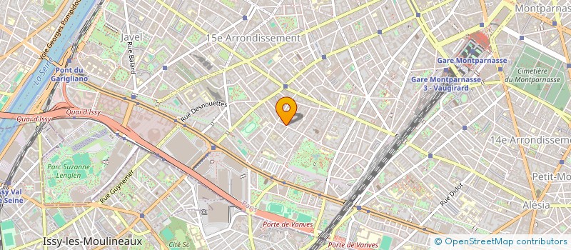 localisation de l'entreprise 34 CLJ  PARIS