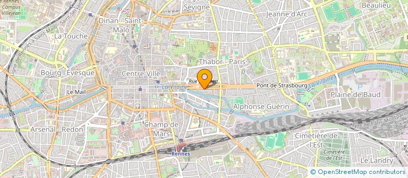 localisation de l'entreprise 34 DE KERANGAL à RENNES