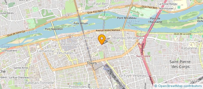 localisation de l'entreprise 34  EMILE ZOLA  TOURS