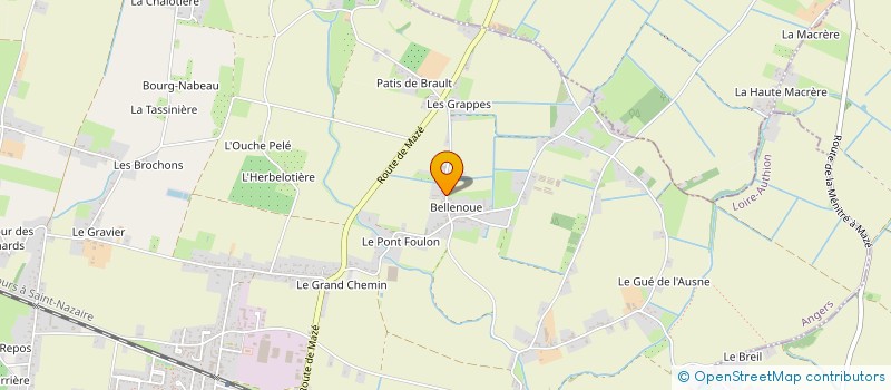 localisation de l'entreprise 34 QUAI DES CARMES à BRISSAC LOIRE AUBANCE