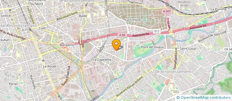 localisation de l'entreprise 34 RUE GARNIER 13010 MARSEILLE à MARSEILLE