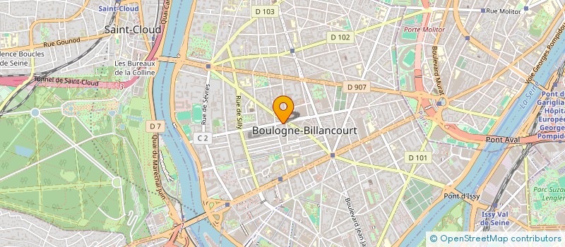 localisation de l'entreprise 34 RUE PAUL BERT à BOULOGNE-BILLANCOURT
