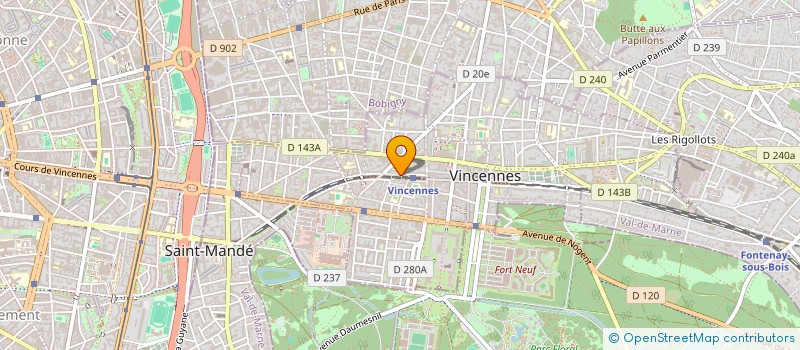 localisation de l'entreprise 340 270 297 à MONTREUIL
