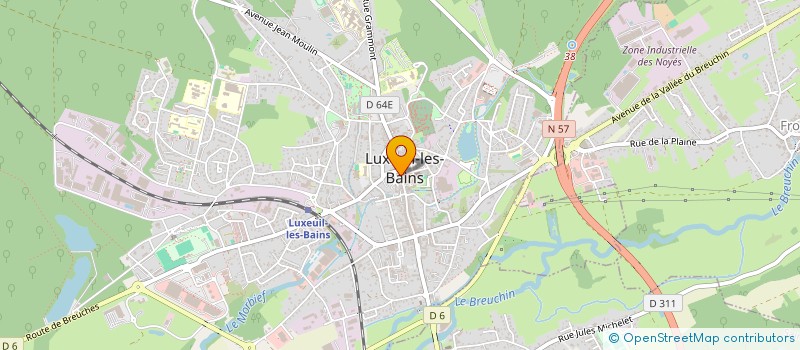 localisation de l'entreprise 340 402 544   LUXEUIL-LES-BAINS