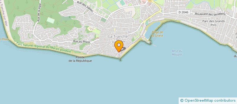 localisation de l'entreprise 340 446 434   LA TRANCHE-SUR-MER