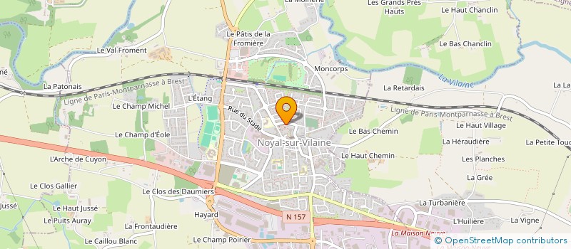 localisation de l'entreprise 340 476 654   NOYAL-SUR-VILAINE