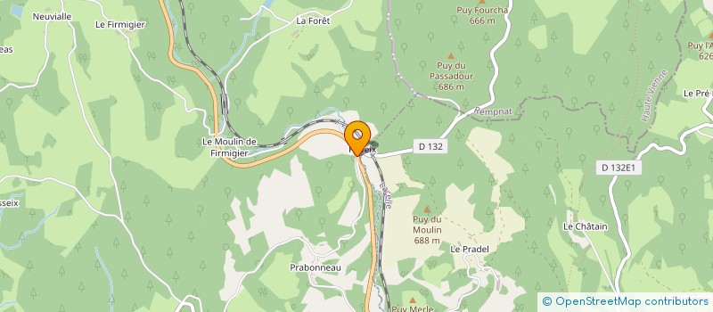 localisation de l'entreprise 340 499 912   SAINT-MERD-LES-OUSSINES