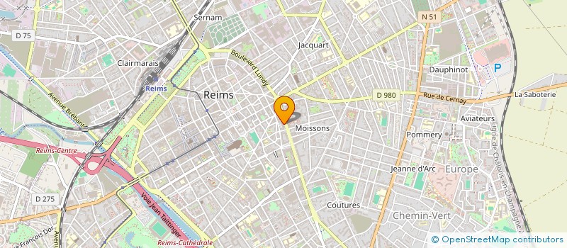 localisation de l'entreprise 340 691 096   REIMS