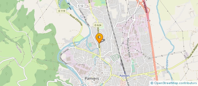 localisation de l'entreprise 340 708 312 à PAMIERS