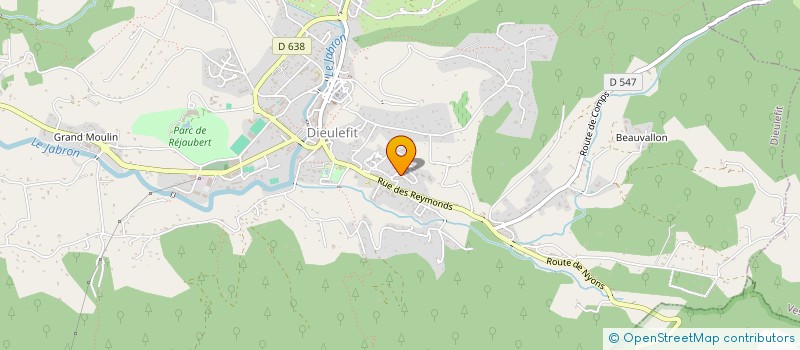 localisation de l'entreprise 340 883 347   DIEULEFIT