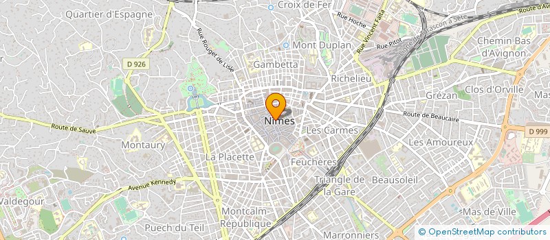 localisation de l'entreprise 340 M-S à NIMES