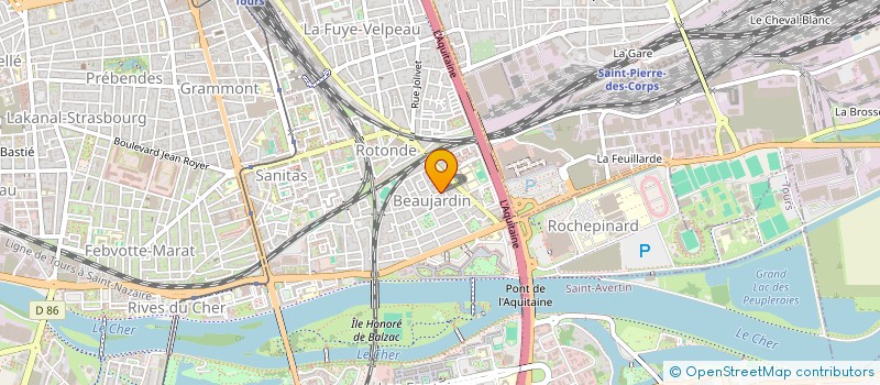 localisation de l'entreprise 341 023 752   TOURS