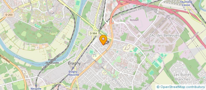 localisation de l'entreprise 341 096 733   ERAGNY