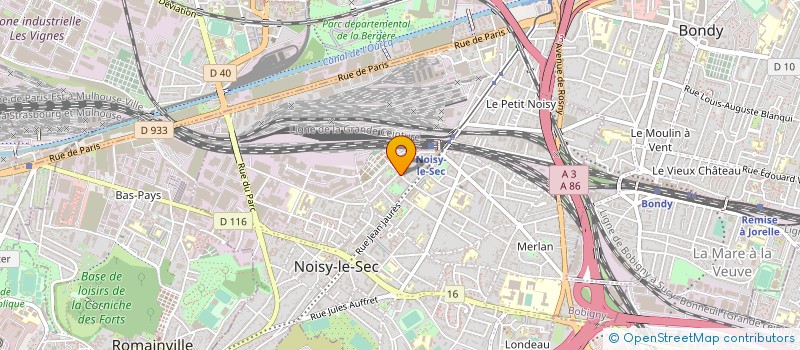 localisation de l'entreprise 341 304 715 à NOISY-LE-SEC