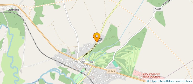 localisation de l'entreprise 341 350 551 à VILLEDIEU-SUR-INDRE