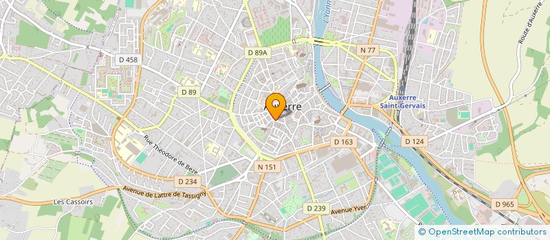 localisation de l'entreprise 341 485 738 à AUXERRE