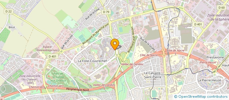 localisation de l'entreprise 341 519 031  à CAEN