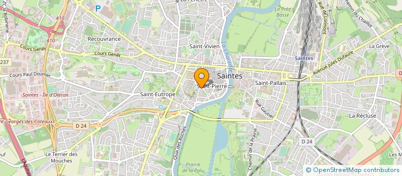 localisation de l'entreprise 341 547 636   SAINTES