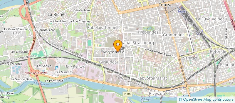 localisation de l'entreprise 341 634 897 à TOURS