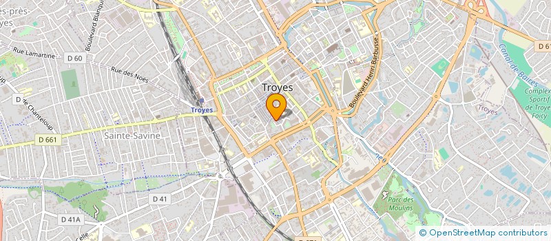 localisation de l'entreprise 341 664 621 à TROYES