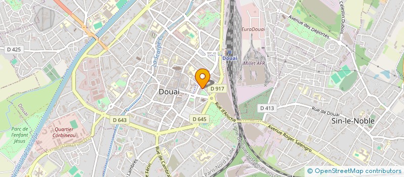 localisation de l'entreprise 341 711 620 à DOUAI