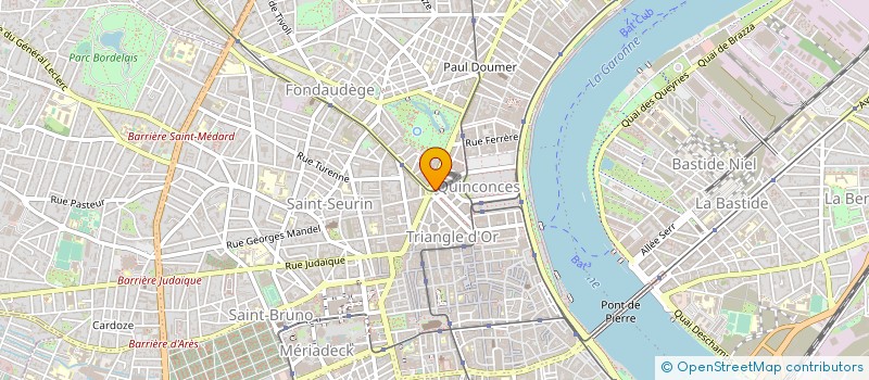 localisation de l'entreprise 341 JJ BOSC  BORDEAUX