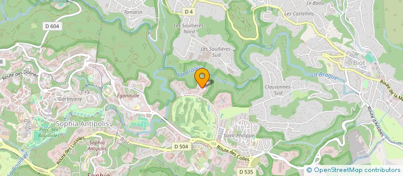 localisation de l'entreprise 3412 SVS  BIOT