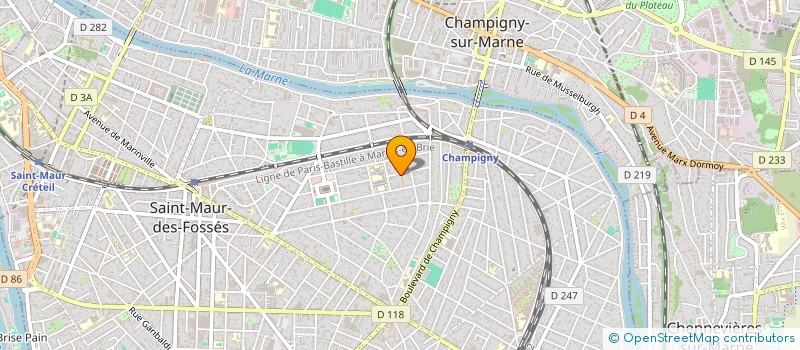 localisation de l'entreprise 342 404 761  à SAINT-MAUR-DES-FOSSES