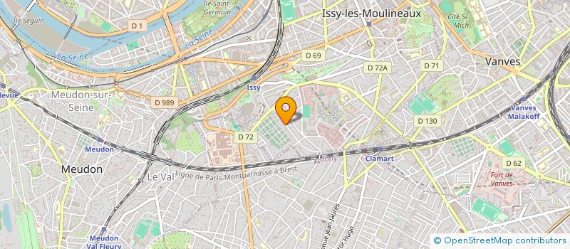 localisation de l'entreprise 342 562 709  à ISSY-LES-MOULINEAUX
