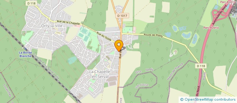 localisation de l'entreprise 342 623 212   LA CHAPELLE-EN-SERVAL