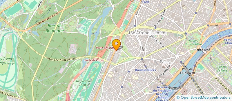 localisation de l'entreprise 342 645 082 à BOULOGNE-BILLANCOURT