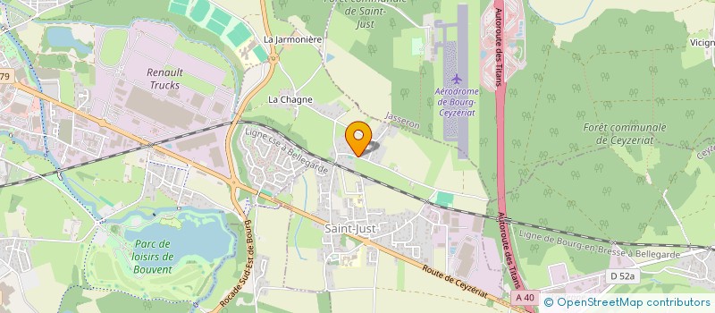 localisation de l'entreprise 342 848 231   SAINT-JUST