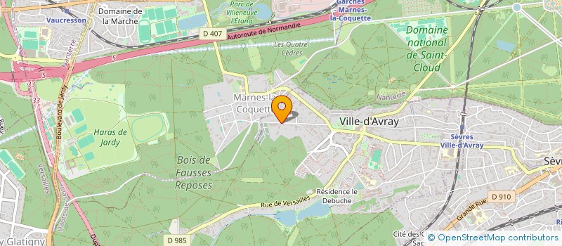 localisation de l'entreprise 342 918 943   VILLE-D'AVRAY