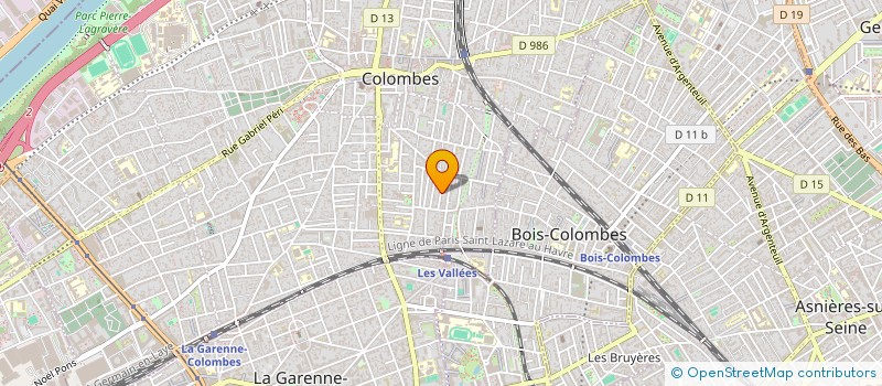localisation de l'entreprise 343 086 260 à COLOMBES
