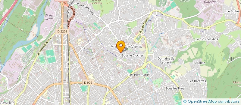 localisation de l'entreprise 343 112 645   ANNECY