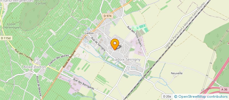 localisation de l'entreprise 343 370 151   LADOIX-SERRIGNY