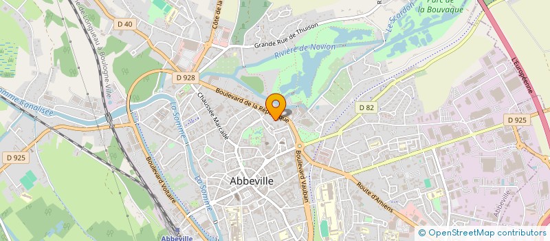 localisation de l'entreprise 343 393 773   ABBEVILLE