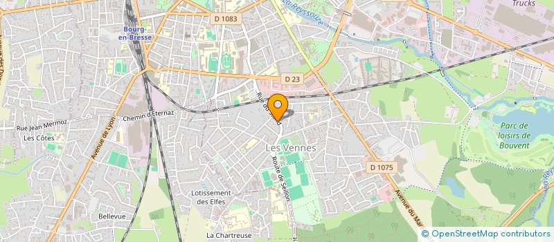 localisation de l'entreprise 343 448 593 à BOURG-EN-BRESSE