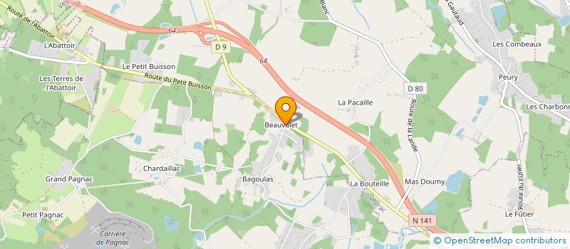 localisation de l'entreprise 343 470 357 à VERNEUIL-SUR-VIENNE