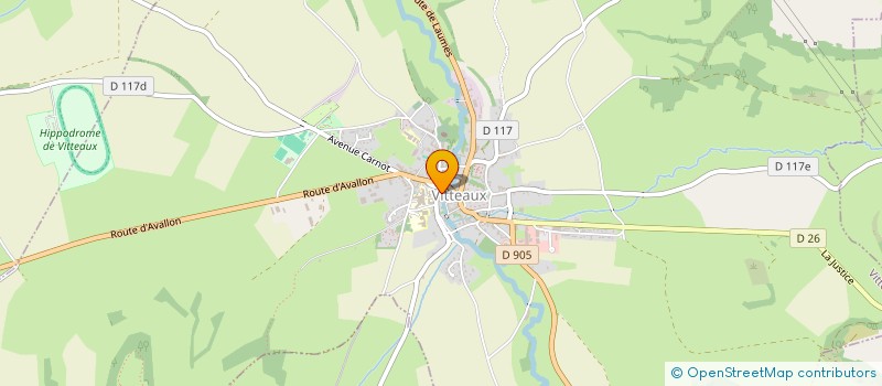 localisation de l'entreprise 343 615 829 à VITTEAUX