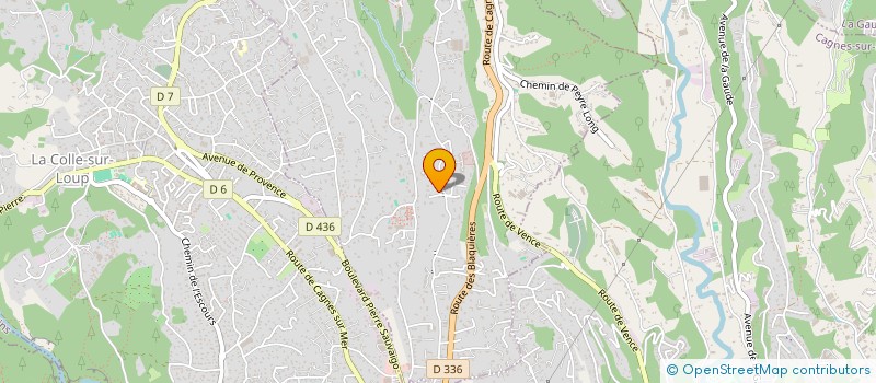 localisation de l'entreprise 343 803 987   LA COLLE-SUR-LOUP